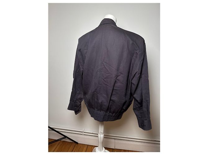 Vintage Balenciaga Bomberjacke M Marineblau - Ansicht 3