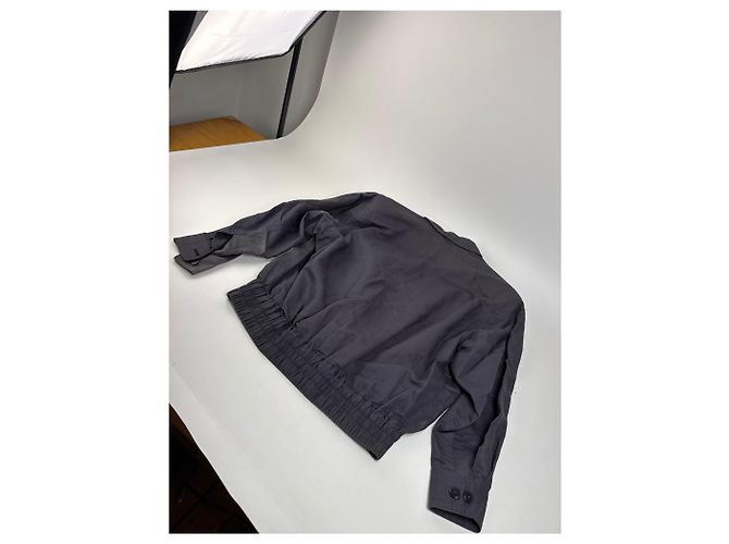 Vintage Balenciaga Bomberjacke M Marineblau - Ansicht 7