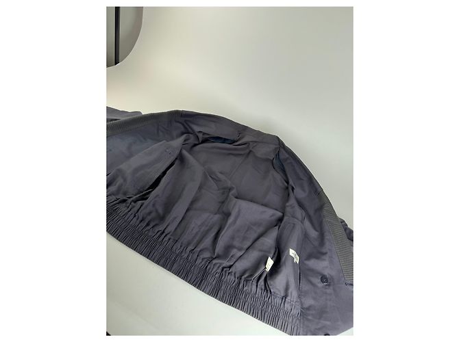 Vintage Balenciaga Bomberjacke M Marineblau - Ansicht 8