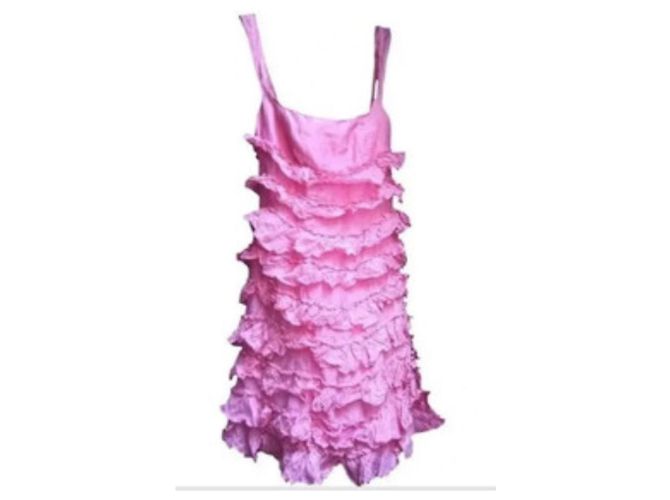 Vestido Ralph Lauren de seda rosa - vista 2