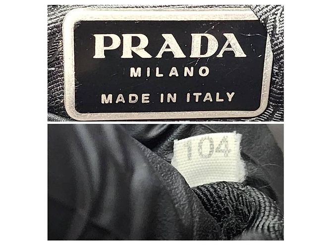 PRADA Nylon Vela Medium Backpack Navy Blue/Black - view 9