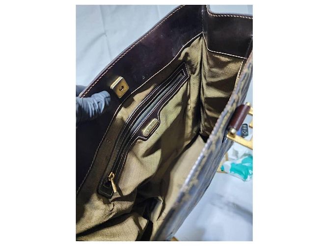 FENDI Vintage Zucca Canvas Tote Braun - Ansicht 12