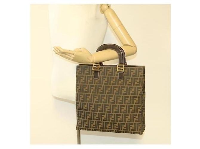 FENDI Vintage Zucca Canvas Tote Braun - Ansicht 3