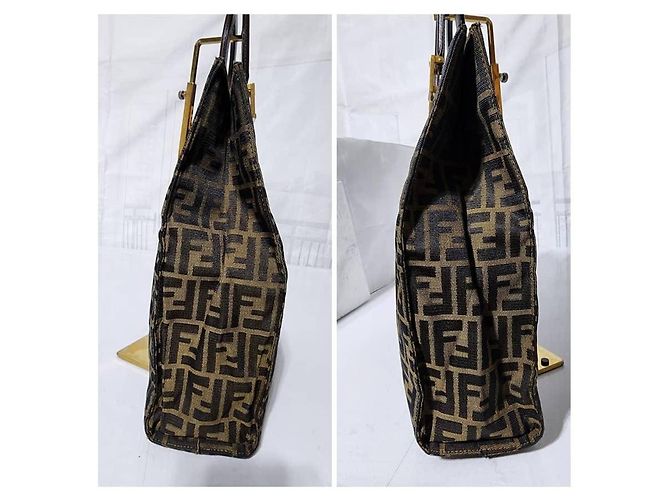 FENDI Vintage Zucca Canvas Tote Braun - Ansicht 7