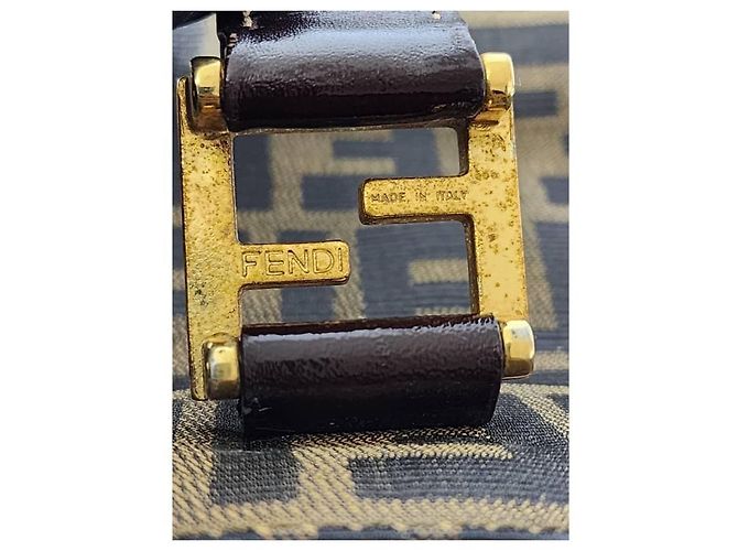 FENDI Vintage Zucca Canvas Tote Braun - Ansicht 9