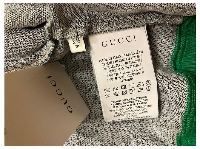 Gucci veste bomber bébé en denim bleu foncé - vue 4