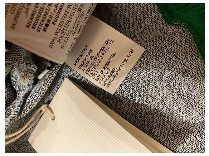 Gucci veste bomber bébé en denim bleu foncé - vue 6