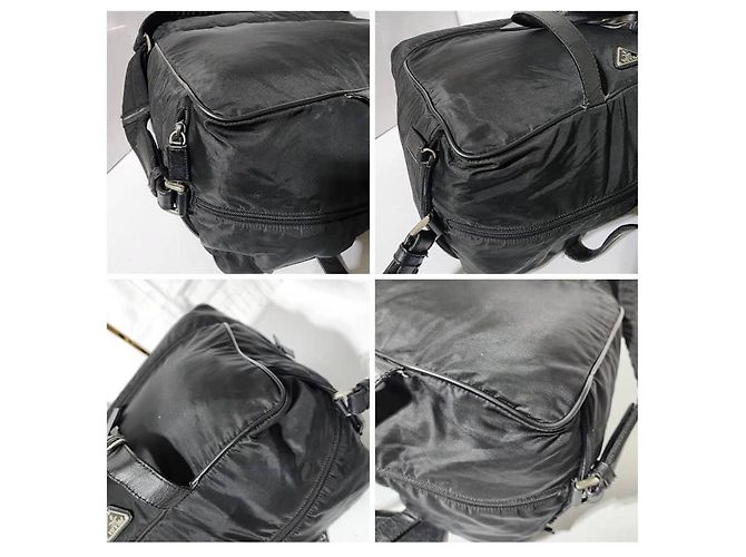 Borsa da viaggio Prada Viaggio Tecnico Nera Nero - vista 13