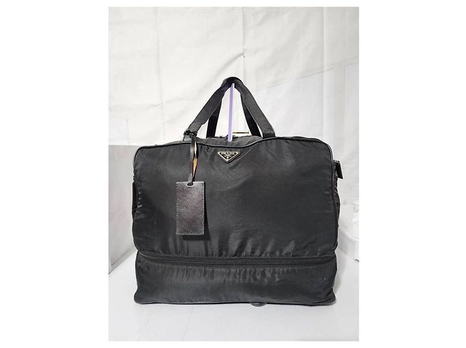 Borsa da viaggio Prada Viaggio Tecnico Nera Nero - vista 17