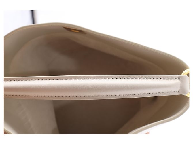 Céline Bolsa Celine Teen Bucket 16 em couro branco - vista 15