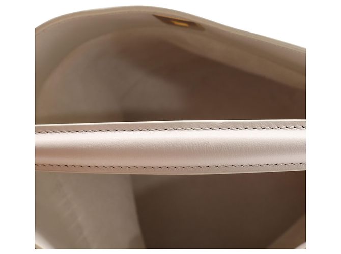 Céline Bolsa Celine Teen Bucket 16 em couro branco - vista 5