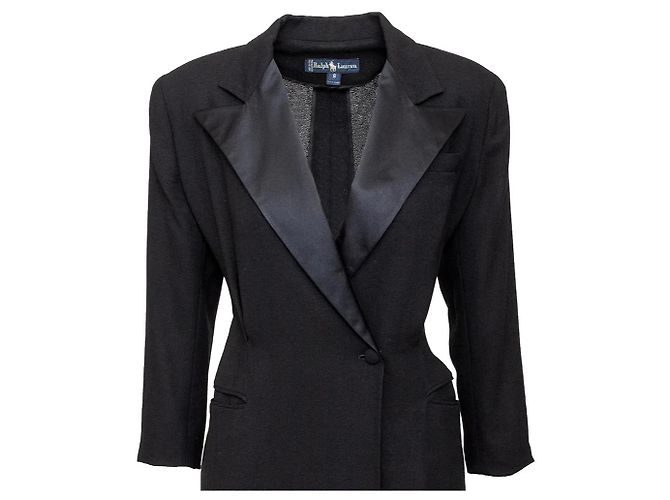 Ralph Lauren Blazer Kleid - 2000er Schwarz - Ansicht 4