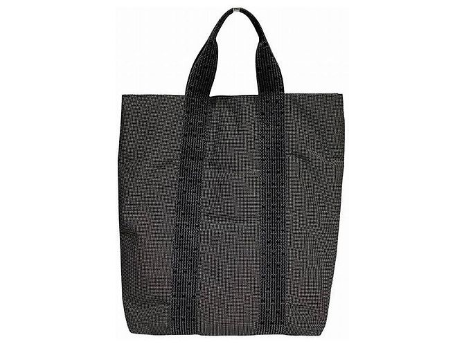 Bolsa tote em canvas Herbag da Hermès Azul - vista 2