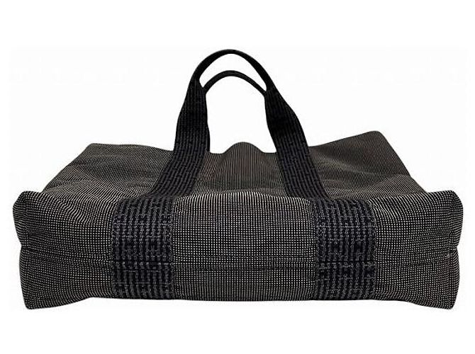 Bolsa tote em canvas Herbag da Hermès Azul - vista 3