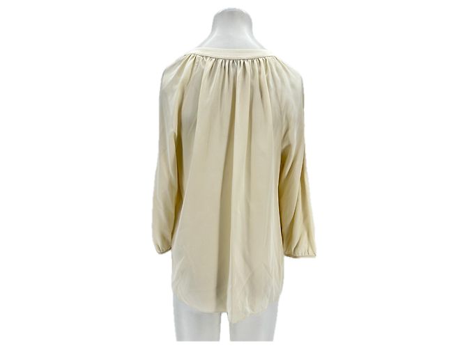 Tibi Seidenbluse Khaki - Ansicht 2