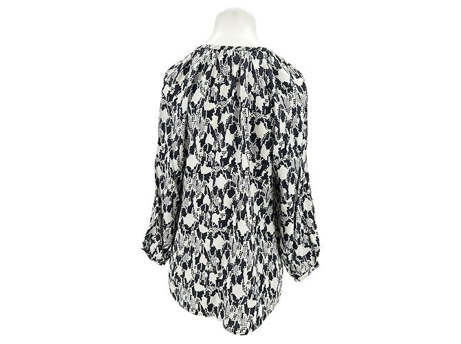 Blusa Joie de seda estampado cebra negro S - vista 2