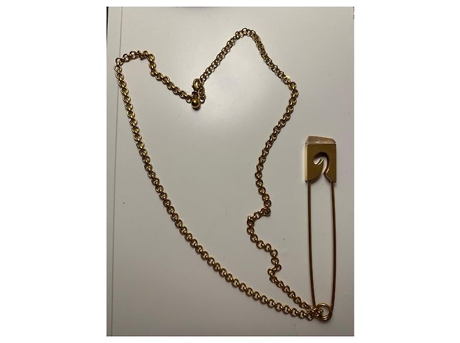 Collar Largo Vionnet Dorado - vista 2