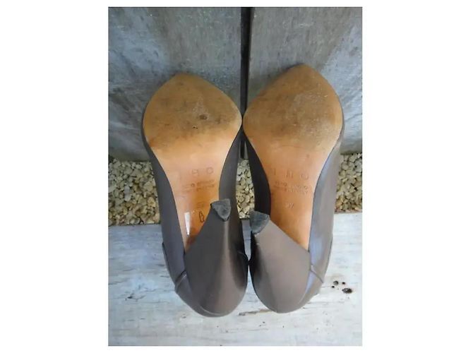 Botines Klara de piel Iro Khaki Caqui - vista 6