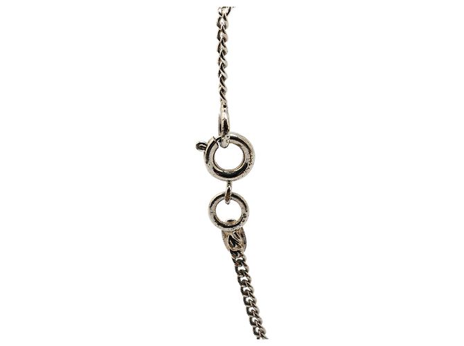 Collar Péndulo Chanel Silver Cambon Ligne Plata - vista 2