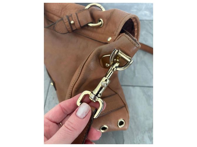 Borsa in pelle Mulberry Tillie Marrone - vista 10