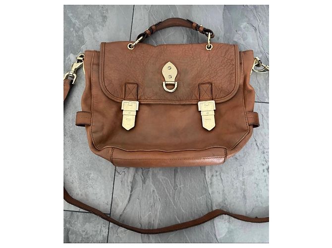 Borsa in pelle Mulberry Tillie Marrone - vista 3