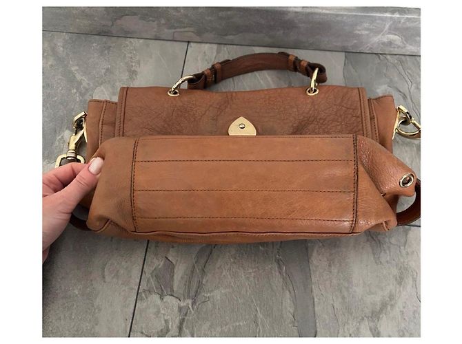 Borsa in pelle Mulberry Tillie Marrone - vista 4