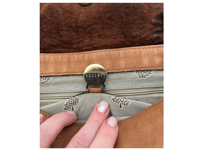 Borsa in pelle Mulberry Tillie Marrone - vista 6