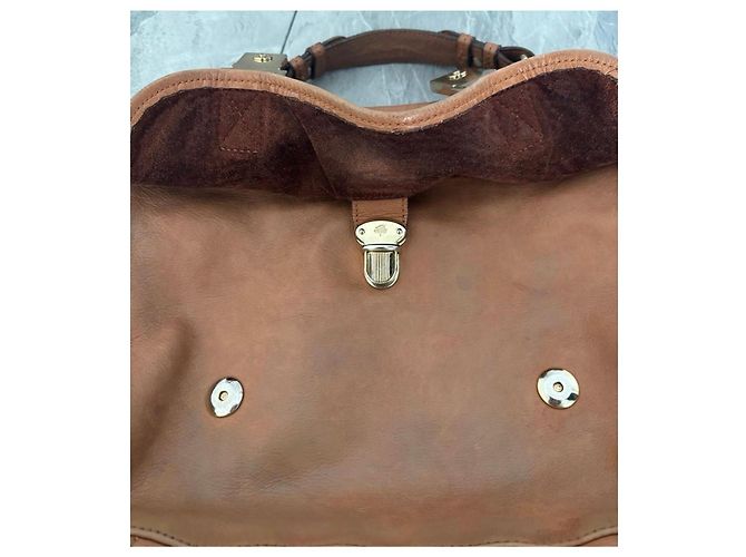 Borsa in pelle Mulberry Tillie Marrone - vista 7