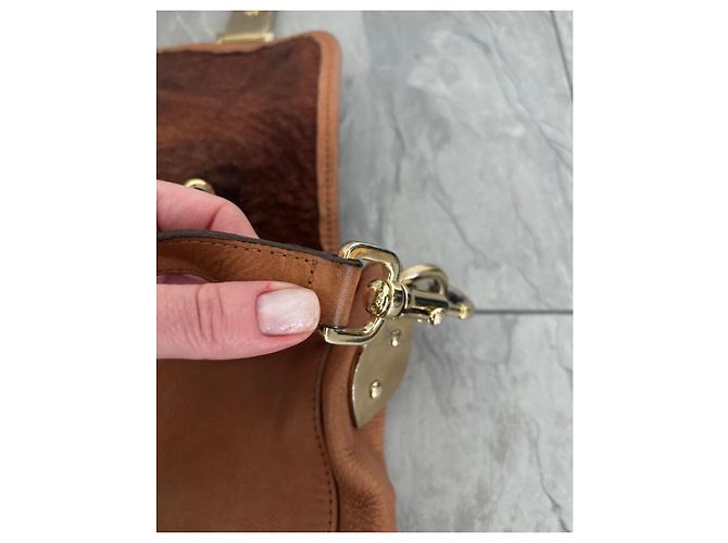 Borsa in pelle Mulberry Tillie Marrone - vista 8