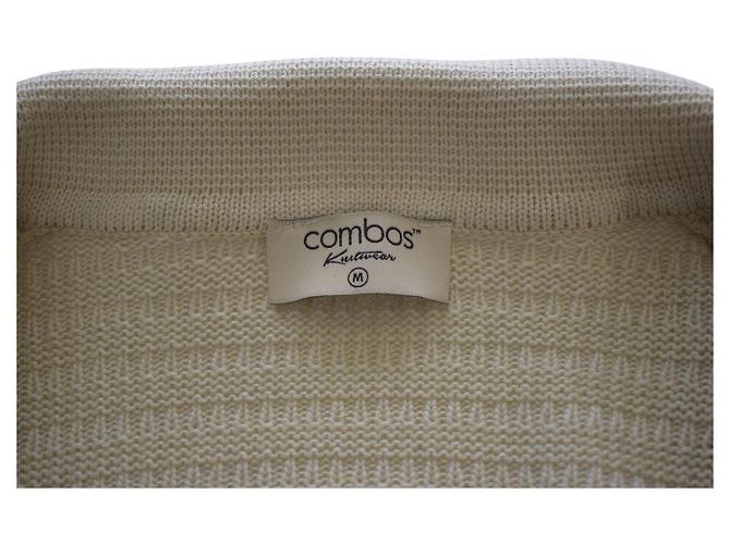 Autre Marque Combos Strickjacke Beige Cropped Größe M - Ansicht 3