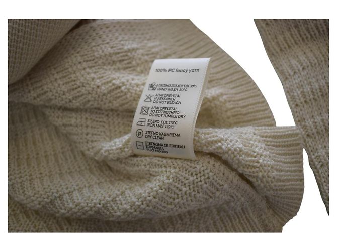 Autre Marque Combos Strickjacke Beige Cropped Größe M - Ansicht 9