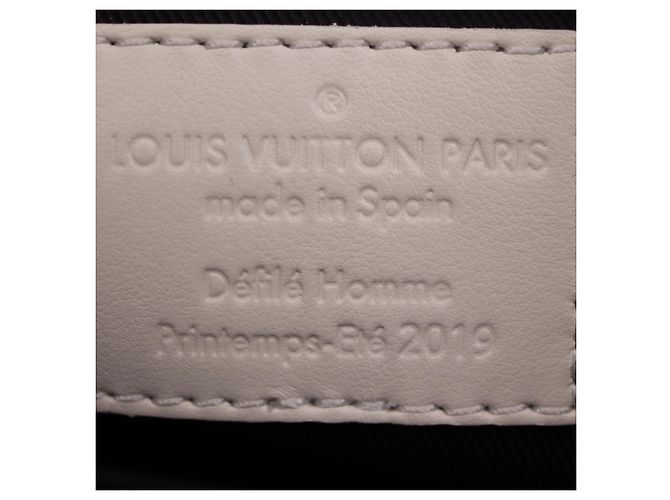 Borsa Tote Monogram Sac Plat Virgil Abloh di Louis Vuitton Bianco - vista 10