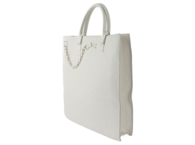 Borsa Tote Monogram Sac Plat Virgil Abloh di Louis Vuitton Bianco - vista 2
