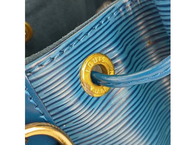 Borsa a Spalla Louis Vuitton Noe M44005 Blu - vista 7