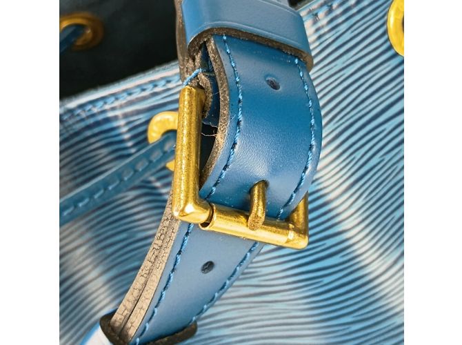 Borsa a Spalla Louis Vuitton Noe M44005 Blu - vista 8