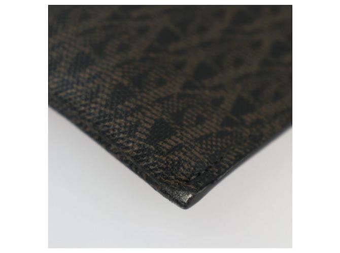 Borsa Clutch Monogram Toile Classica Yves Saint Laurent Marrone - vista 5