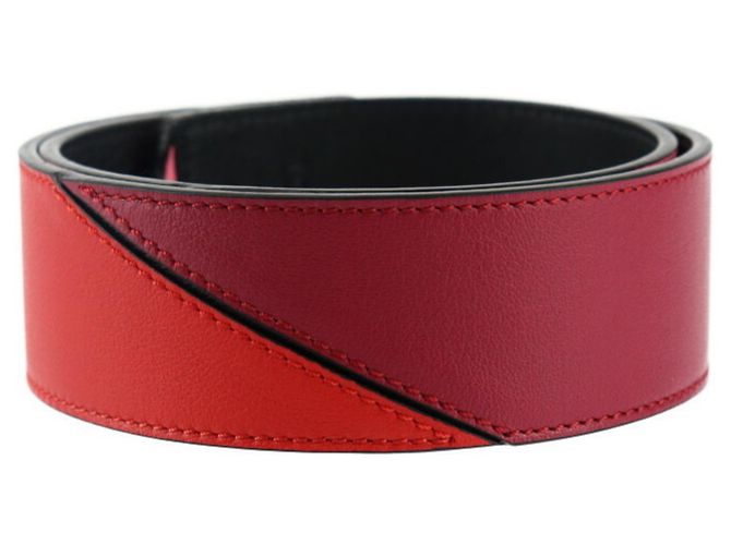 Loewe Degrade Puzzle Bandouliere 90 Cinghia per Spalla Nero Rosa Rosso Porpora - vista 2