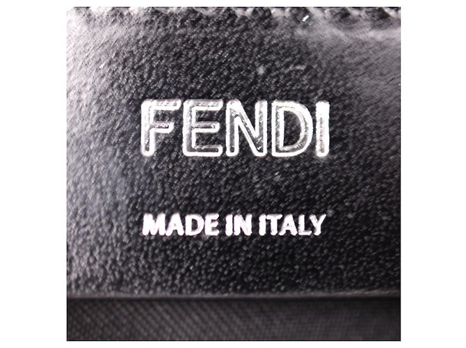 Borsa a Spalla Fendi Mamma Bucket Camouflage Nero Beige Verde - vista 10