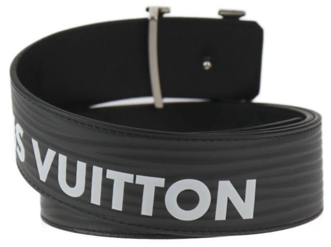 Reversible Epi Gürtel LV Initial 40MM von Louis Vuitton Schwarz Monogramm - Ansicht 3