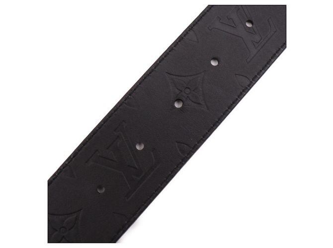 Reversible Epi Gürtel LV Initial 40MM von Louis Vuitton Schwarz Monogramm - Ansicht 7