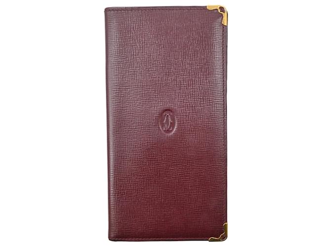 Cartier Must line Dark red Leather ref.2234142 - Joli Closet