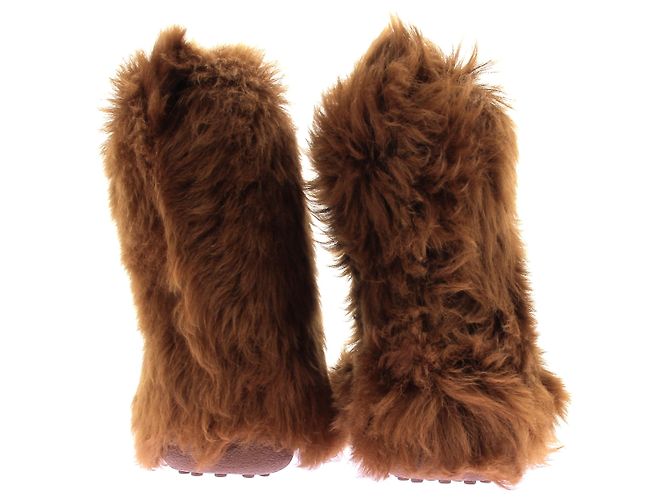 Botas de oveja "Tod's W.G" Castaño - vista 5