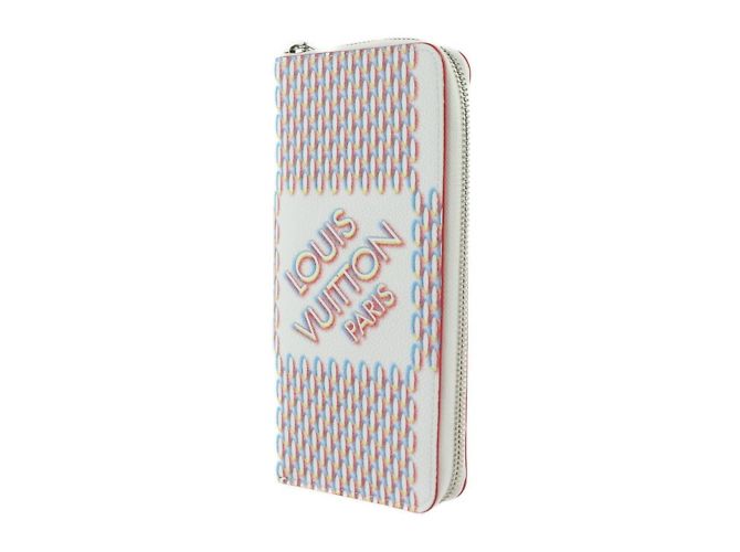 Cartera Zippy Louis Vuitton Blanco Multicolor - vista 2