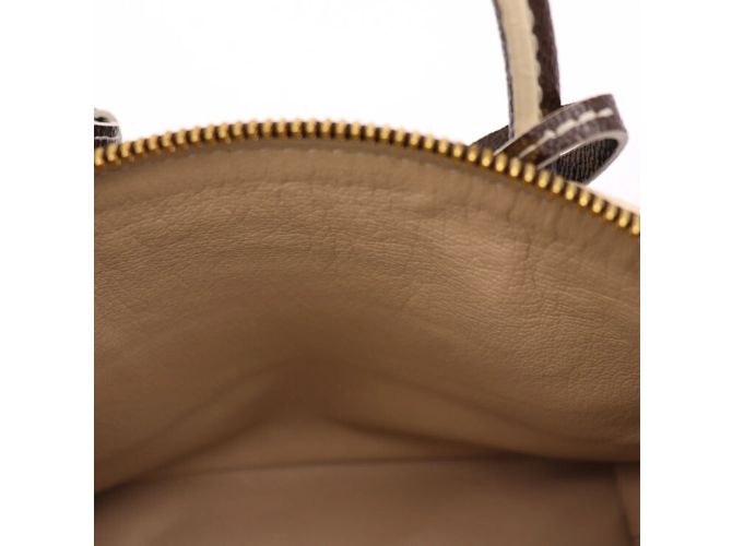 Louis Vuitton Shiny Monogram Lockit BB Handtasche Braun Roh Monogramm - Ansicht 7