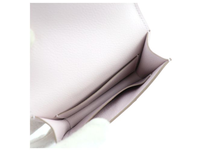 Hermès Pochette Constance di Hermes in Evercolor Mauve Pale - vista 6