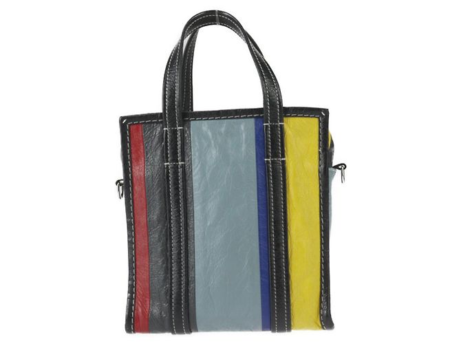 Borsa Balenciaga Bazaar Shopper XS Multicolore - vista 3