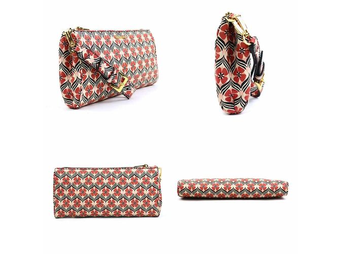 Bolsa de mão de couro Miu Miu Vermelho Multicor - vista 2