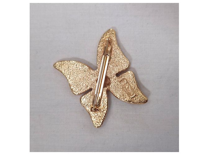 Spilla farfalla di Yves Saint Laurent vintage 1990s Viola scuro - vista 6