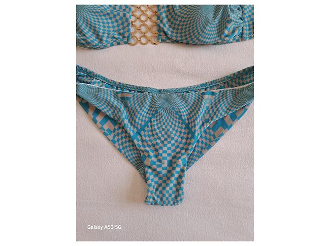 Autre Marque Traje de baño de dos piezas Agogoa azul gris - vista 6