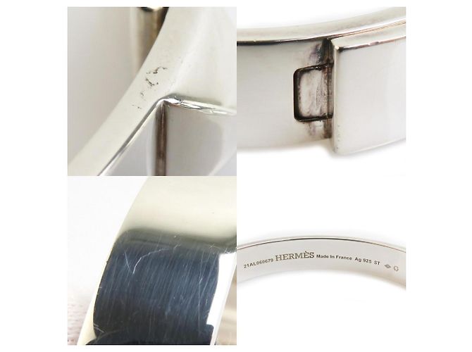 Hermès Bracciale charm in argento Collier de Chien Hermes - vista 5